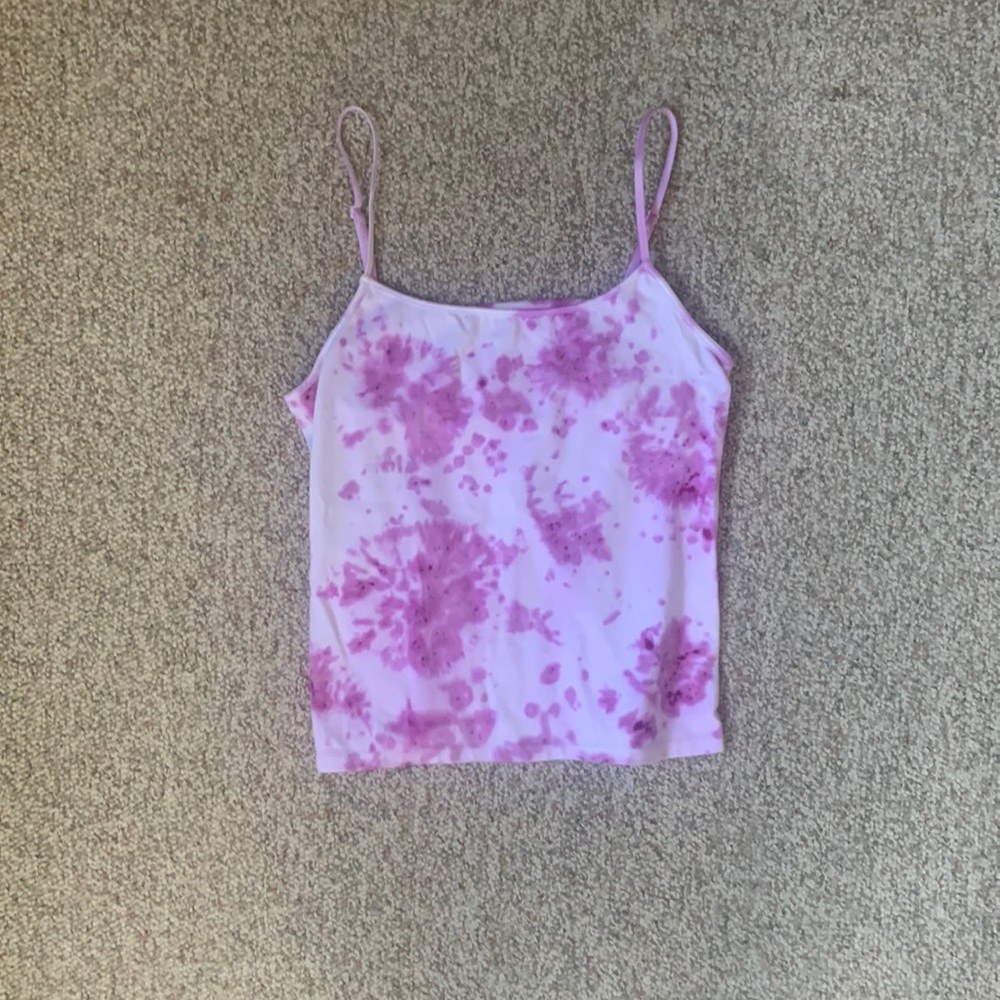 Tie dyed tank top